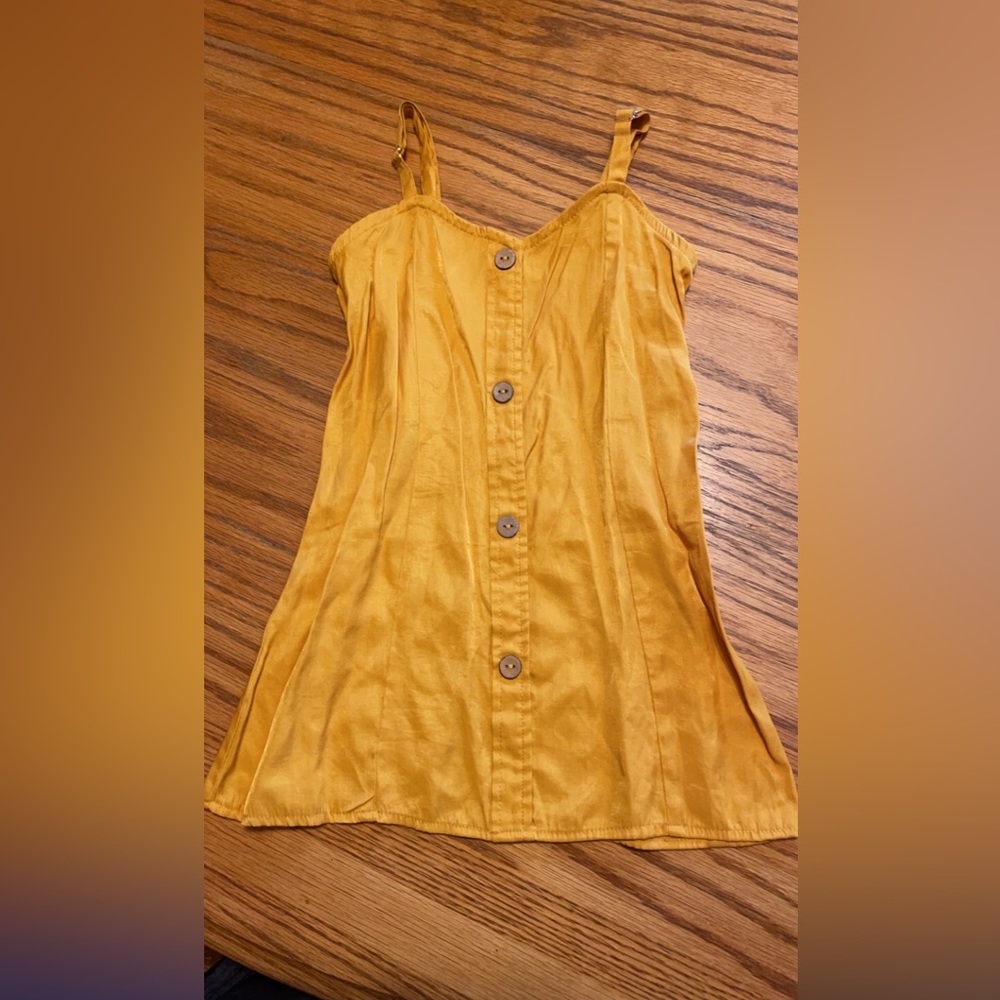 Bailey’s Blossoms mustard dress